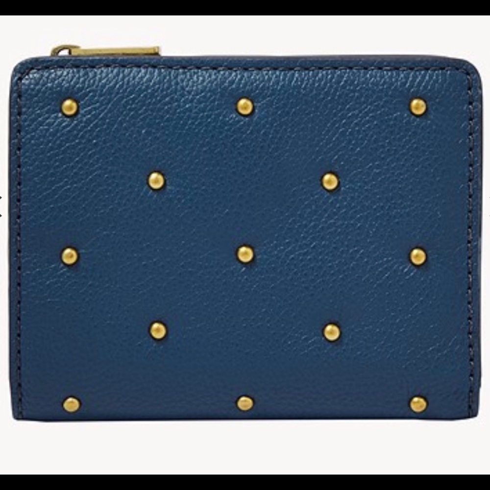 NWT Fossil Myra Zip Bifold Wallet - Twilight